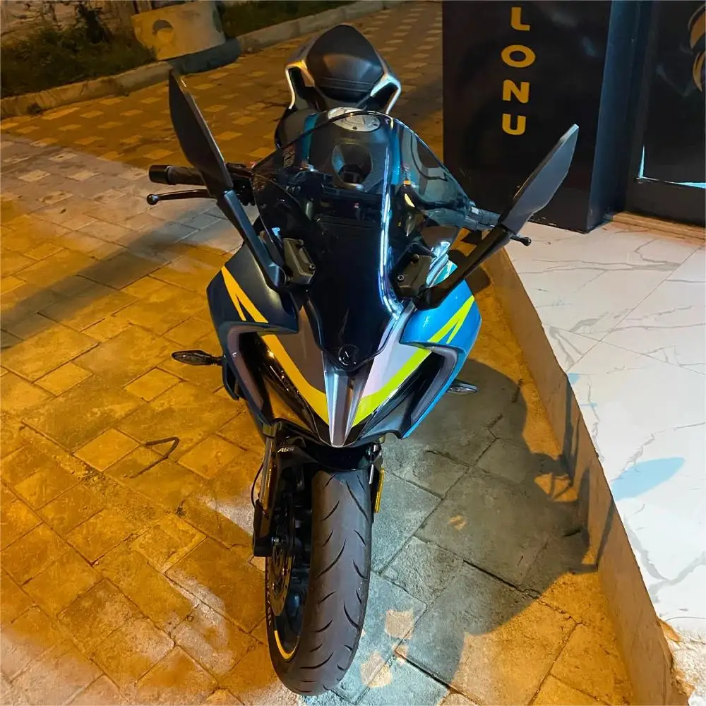 

Motorcycle Double Bubble Windshield Windscreen Wind Deflectore For CFMOTO 250SR 300SR SR 250 300 SR ALL YAERS Accessories