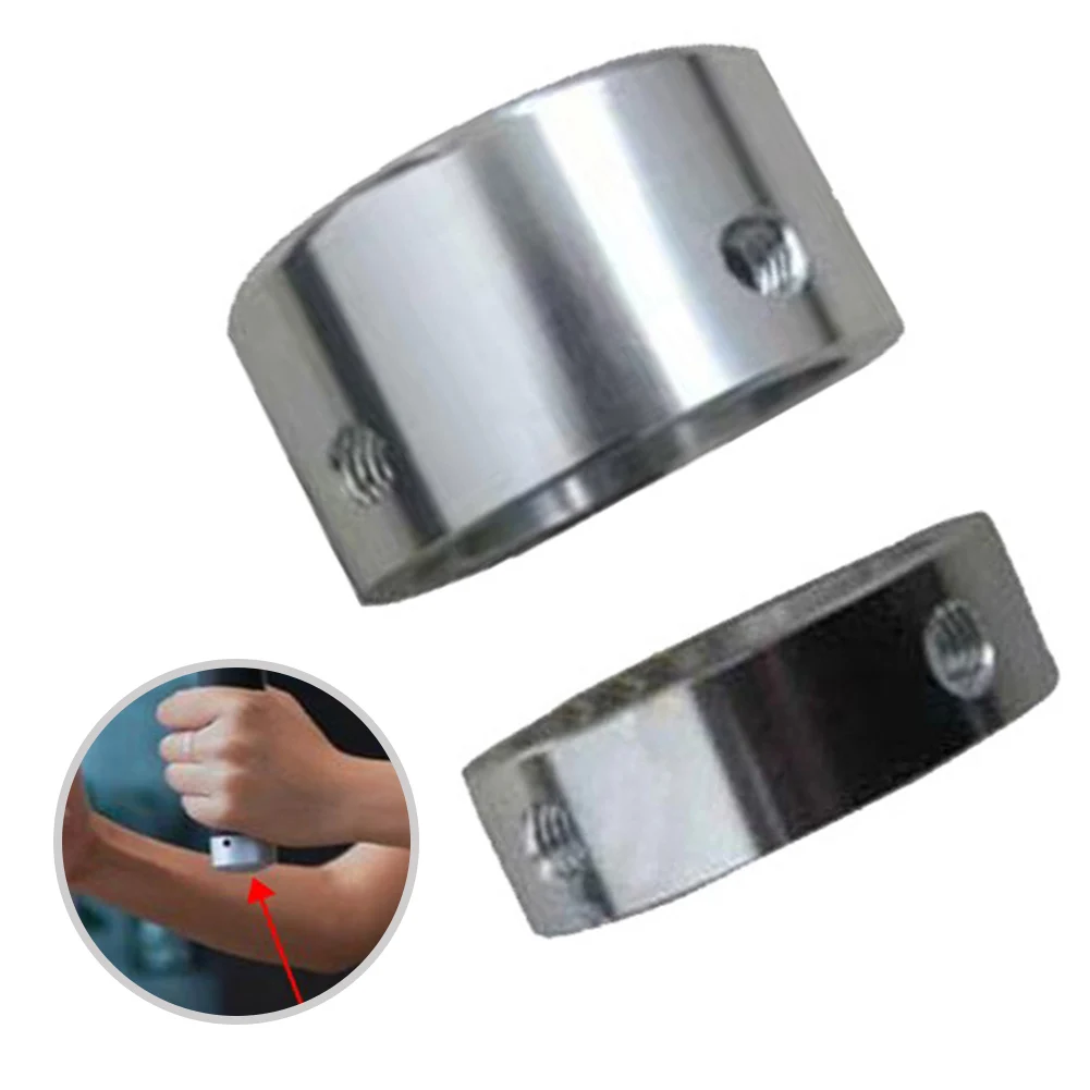 바벨 칼라 클램프 핸들, 운동 퀵릴리즈 덤벨 클립, 이지 그립 피트니스 장비 핸들 엔드 캡, 25mm 튜브, 2 개  Best5