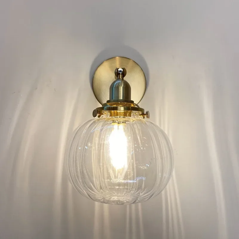 Description Picture 4 of itemBlue Glass Wall Sconce Light for Bedroom Bedside Restaurant Cafe Decoration Modern Background Pull Switch Hallway Aisel Corridor