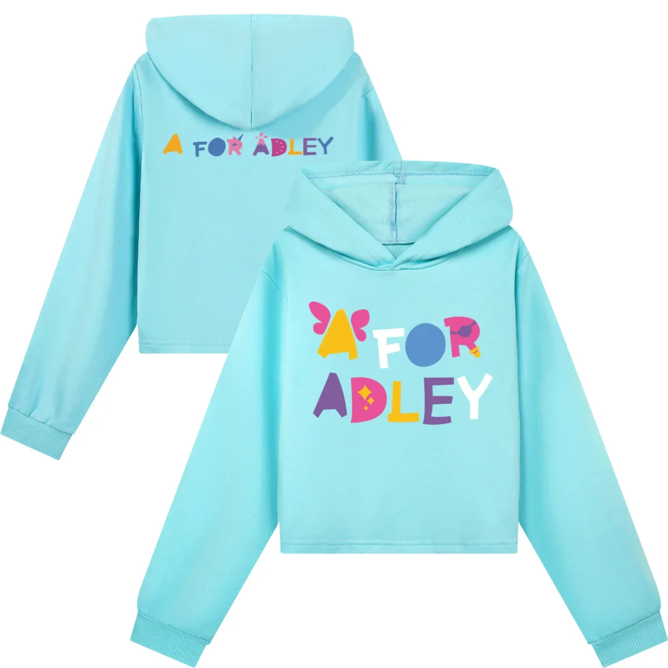 Cropped Hoodies Girl Clothes Girls Hoodie Set Children A For Adley Clothing Spring Hoody Kids Long sleeve Casual Tops 1972