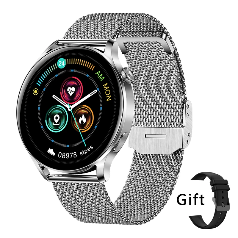 2022 New Smart watch Men Full touch Screen Sports fitness watch Bluetooth is Suitable For Android ios Bluetooth Call Smart watch 