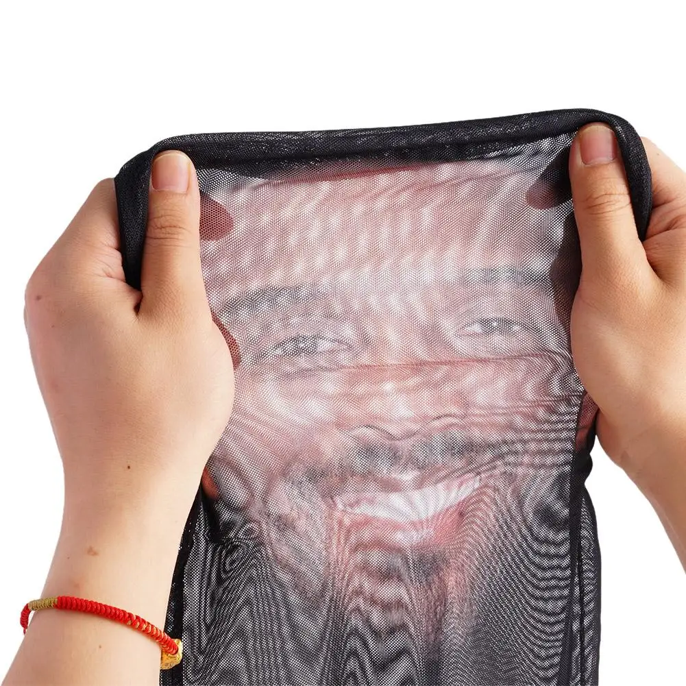 Cosplay 3D Printed Kanye Mask Stretch Mesh Full Face Mask for Men Women