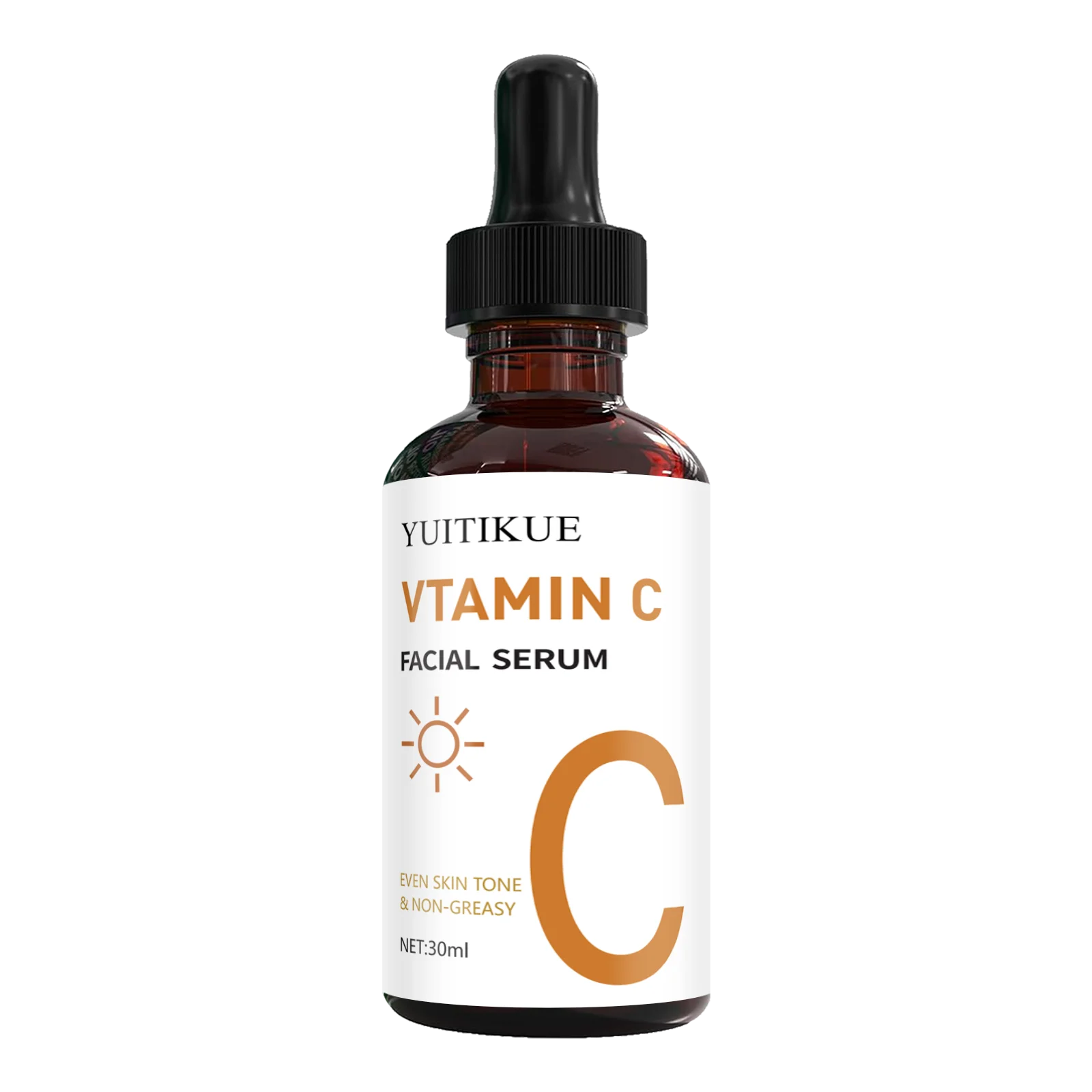 סרום פנים עם ויטמין C, משפר את צבע העור ומונע שומן, מספק לחות עמוקה לאורך זמן, מחזיק ומרפא