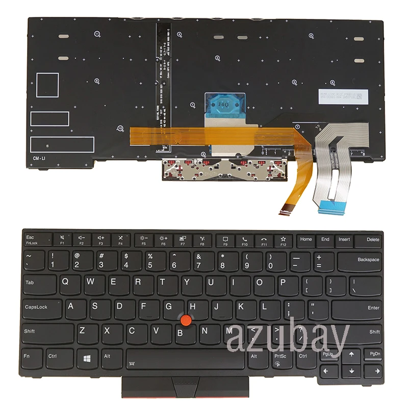 Teclado dos Eua para o Thinkpad 5n20v44073 5n20v44217 5n20v43929 5n20v43785 5n21b08402 5n21b08365