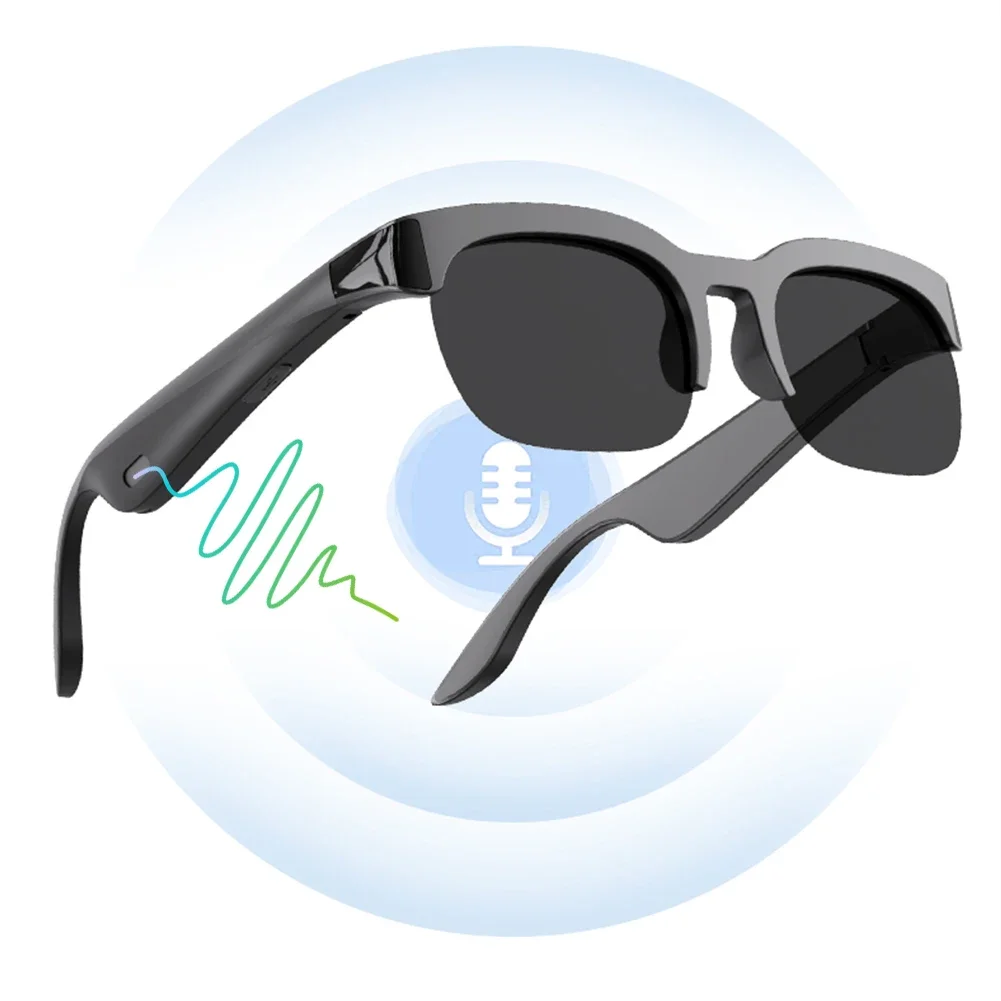 Smart Glasses AI Translator Hands-Free Music & Calls Audio Glasses UV Protection Outdoor Sports Headphones for Men and Women