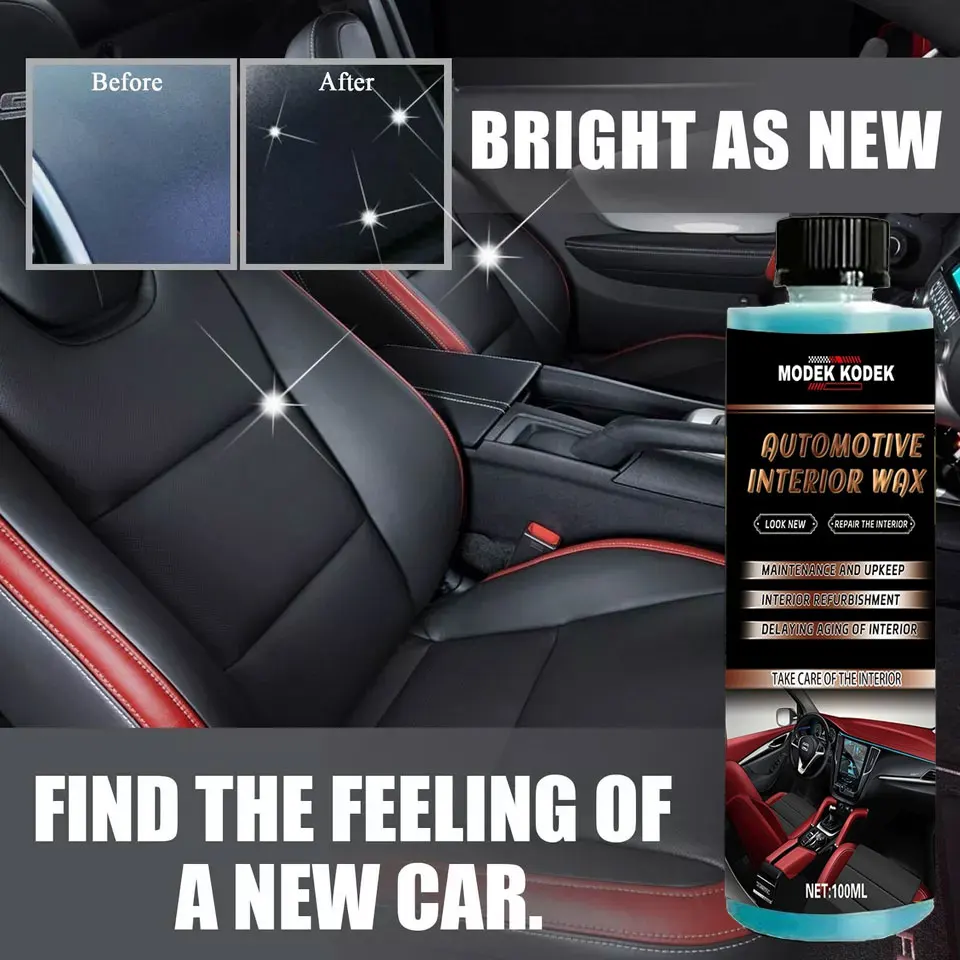 For Automotive Interiorors, Exterior Plastic Repair Agents-Retread Repairs, Dashboards, Tires, Synthetic Leather Furniture Wax D