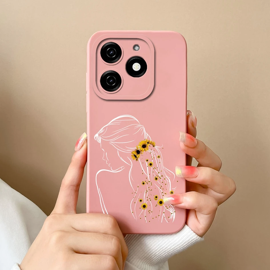 Stylish Butterfly Silicone Phone Case - Cute Matte Protective Cover
