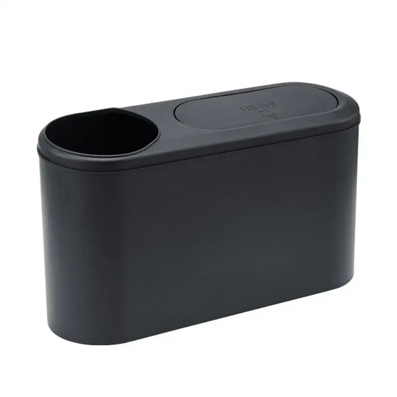 

Car Trash Can Cup Holder Automotive Waste Storage Drink Holder Detachable Small Garbage Can For Storage And Organization