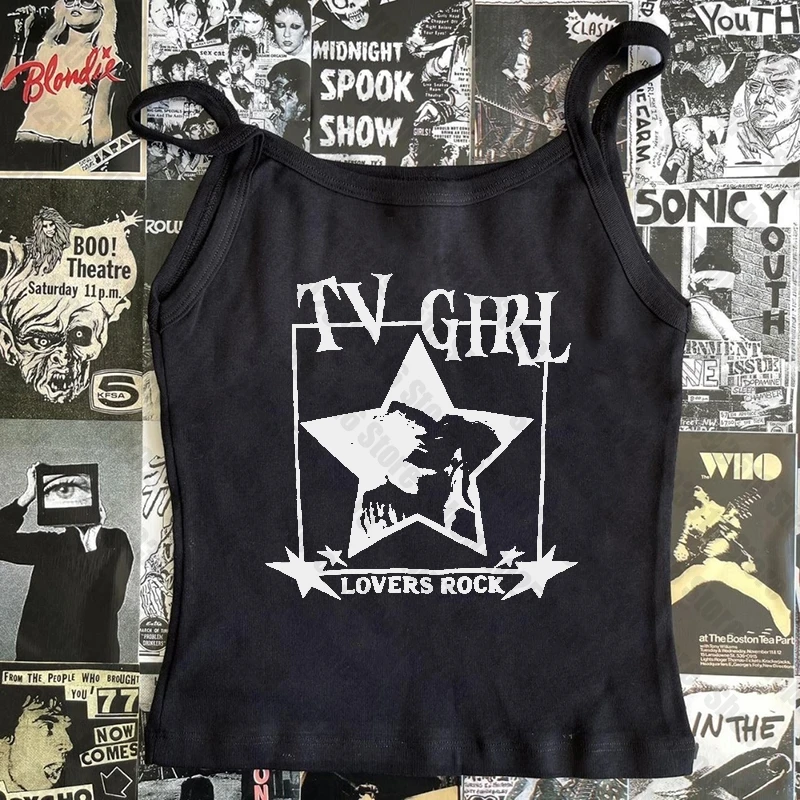 Corset Top for Women Tops Goth Clothes Harajuku Tanks & Camis Vintage Clothing 2000s Y2k Tops With Suspenders Women's Cropped