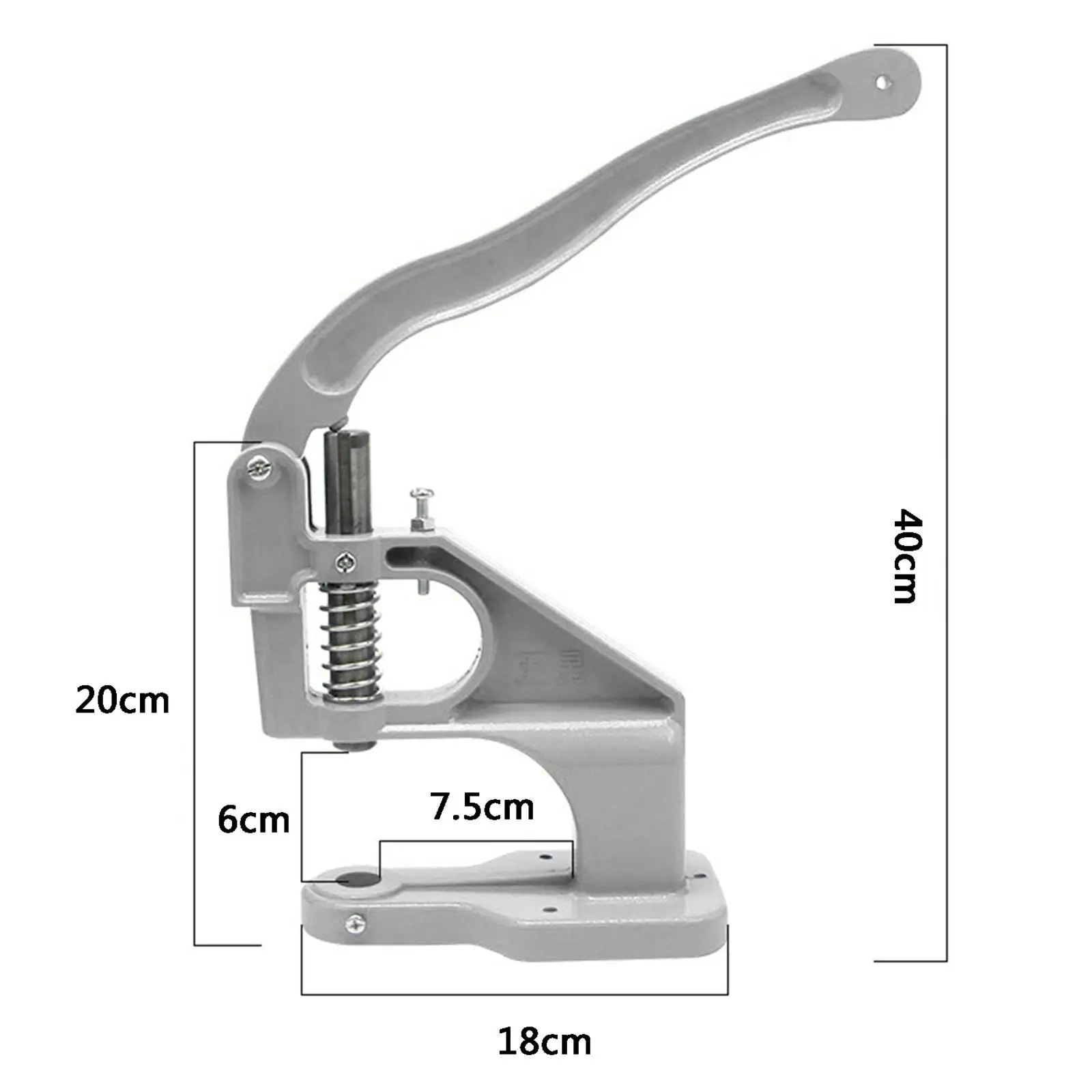 Manual Hand Press Machine for Buttons, Grommets, Snap Buttons, Rivets, Eyelets, Pearl Rivets, Fabric Covered Buttons