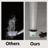 Temperature Display Turbo Propeller Shower Head High Pressure Water Saving With Stop Button Handheld Bathroom Shower Head 4