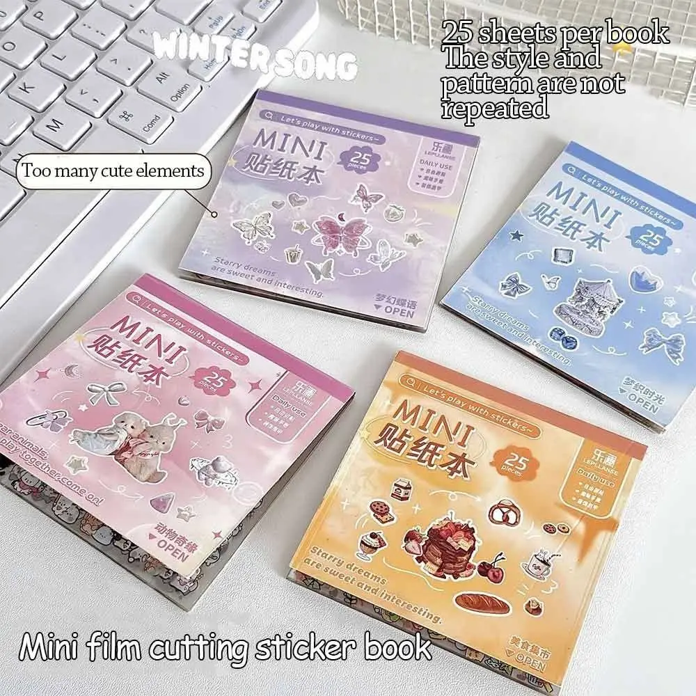 25Pcs/Set No-Repeat Nail Sticker Self Adhesive Soft Embossed Cartoon Stickers Multifunction 3D Manicure Decals