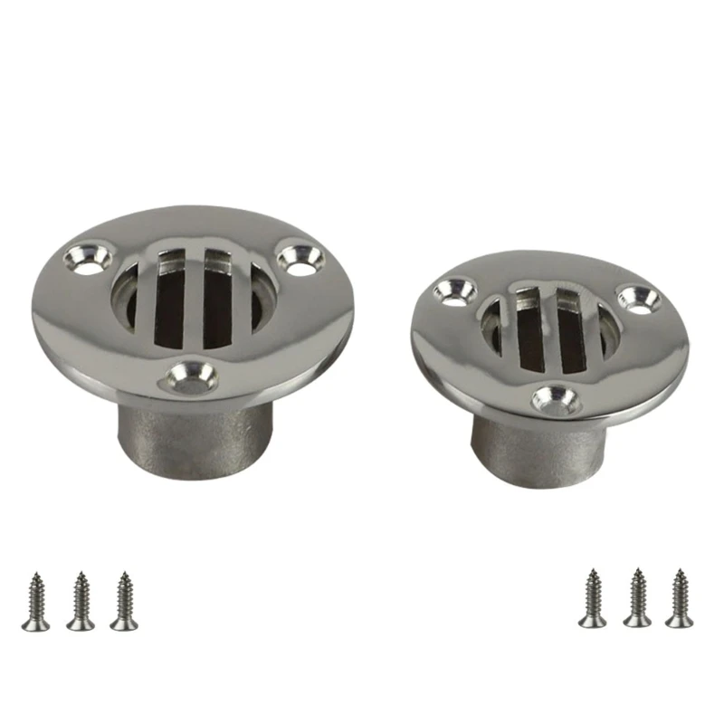 

Stainless Steel Boat Floor Deck Drain Fit for Yacht Kayak Deck Drainage or Bathroom Drain Supplies 22mm/25mm Pipe