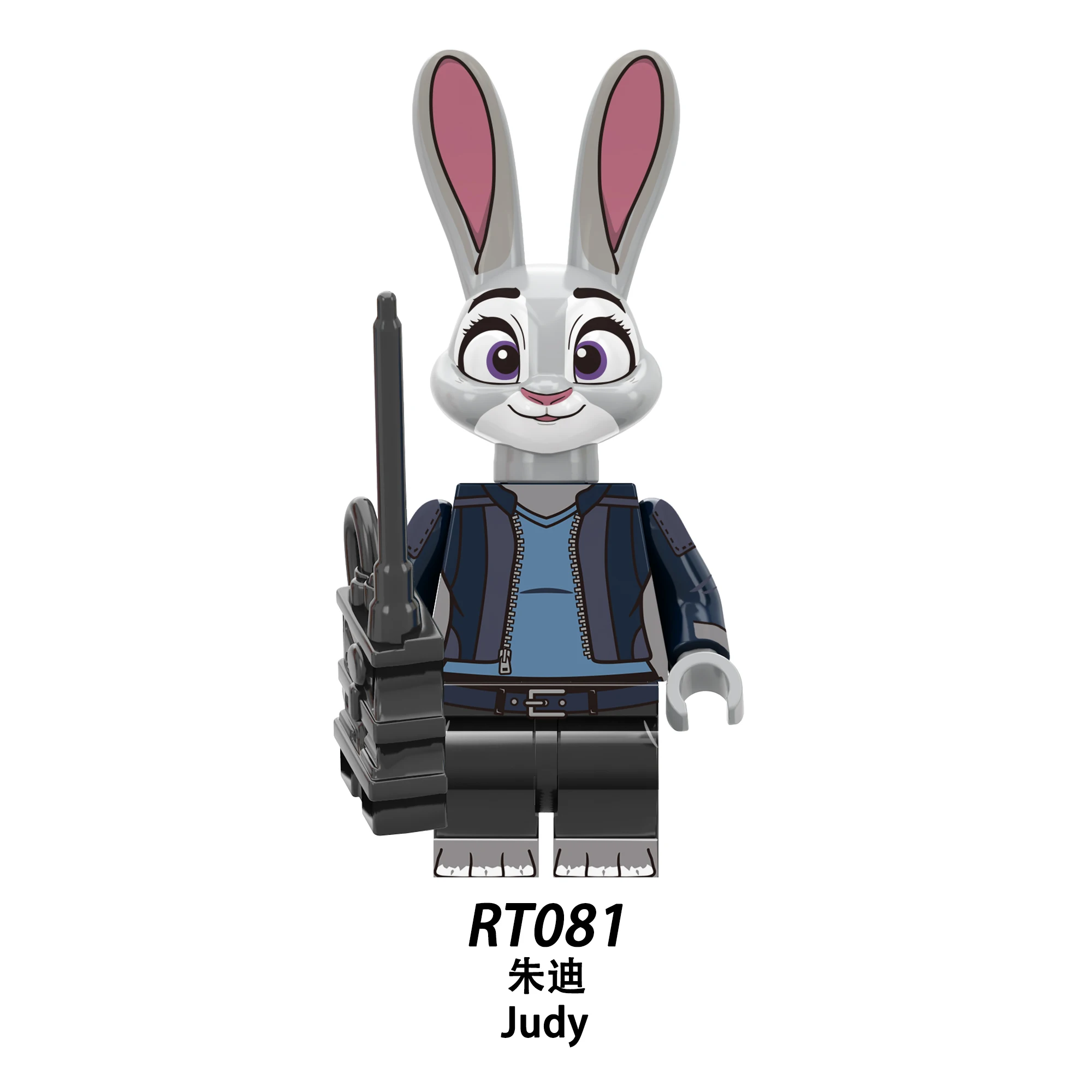 NEW Zootopia Building Block Figures RT8012,Nick, Judy, Dawn Bellwether, Leodore Lionheart,Flash, Chief Bogo, Cartoon Collectible