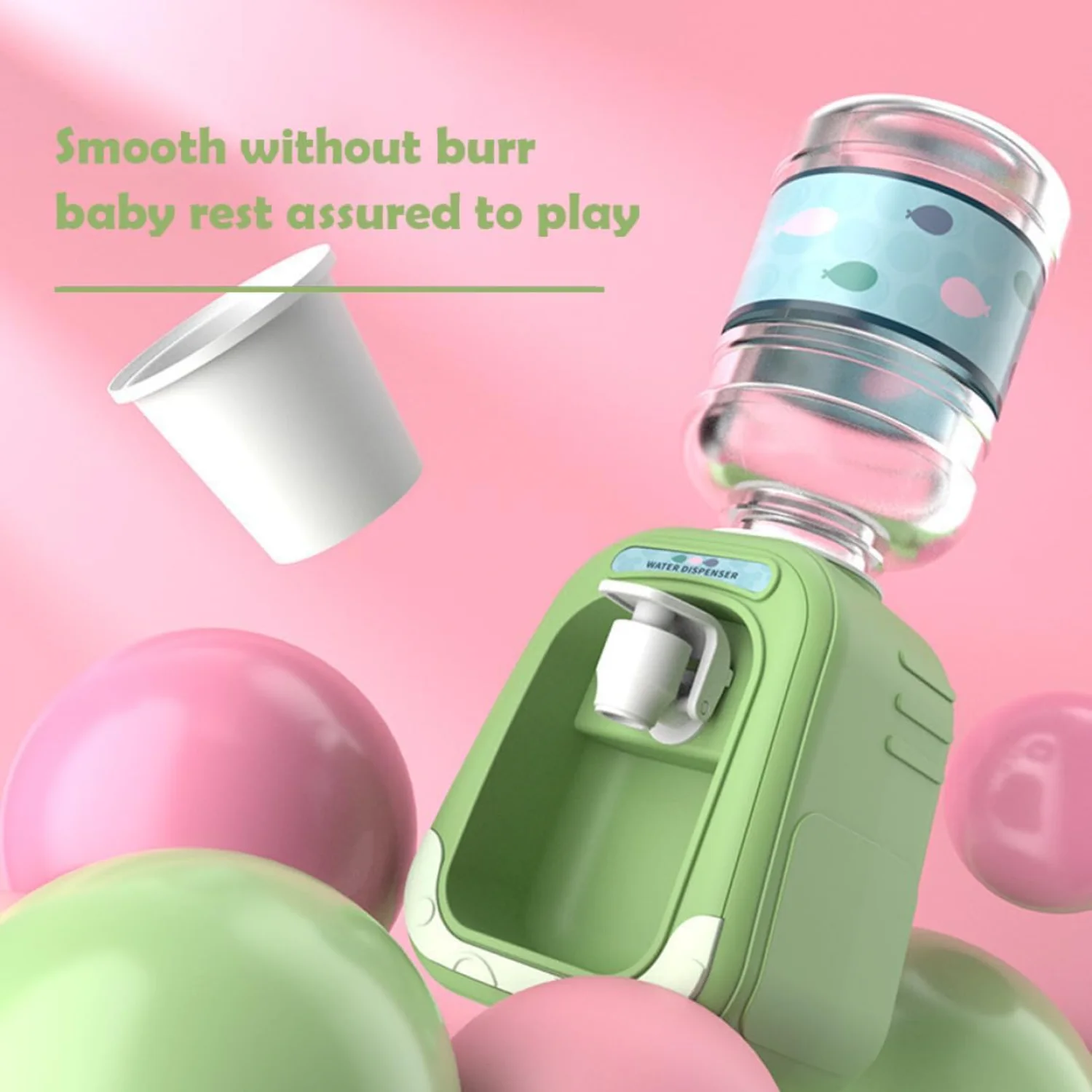 Mini Water Dispenser Cute Mini Water Cooler Simulation Dispenser for Juice Milk Drinking Fountain Pretend Play Toy Style