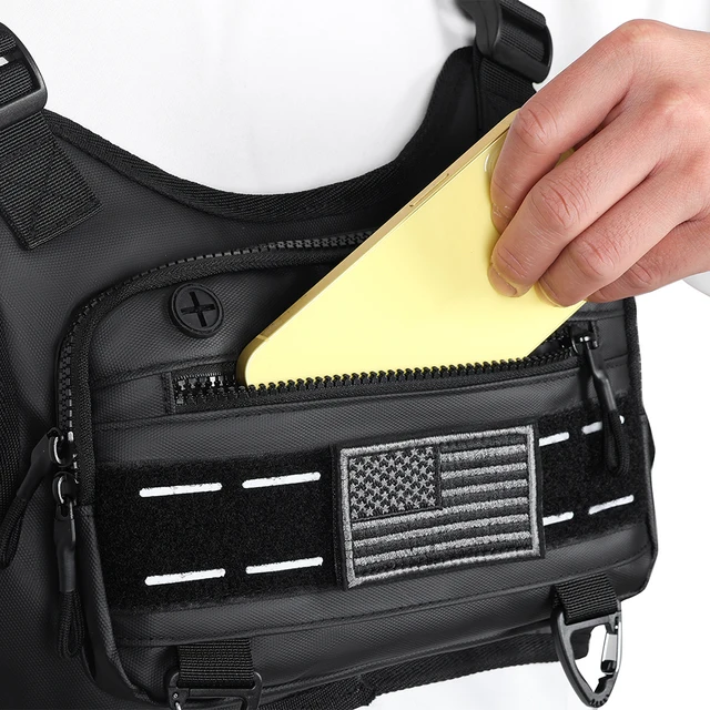 Marsupio Pettorale Uomo Borsa Pettorale Sportiva Impermeabile