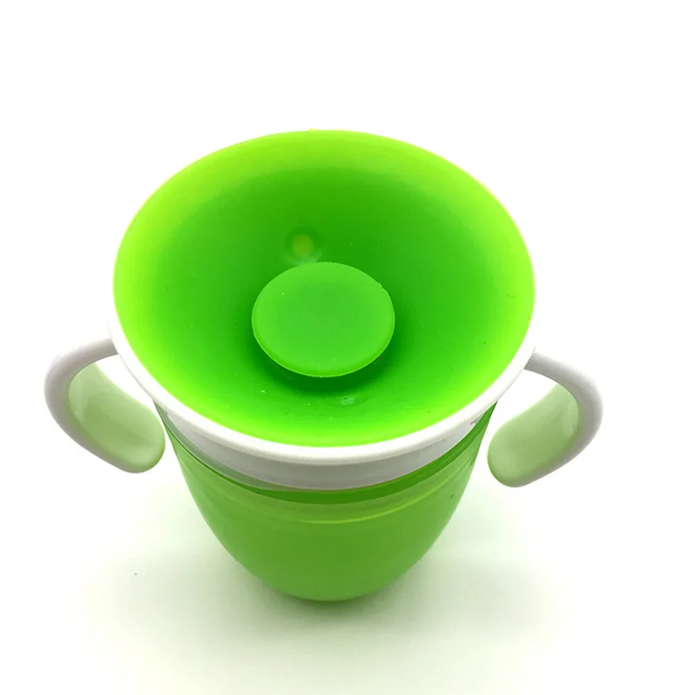 2025 Baby Learning Drinking Cup 360 Degrees Rotated Baby Water Cups Double Handle Flip Lid Leakproof Infants Water Cups Bottle 4