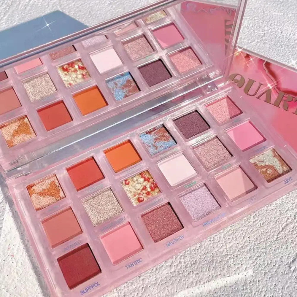 18 Colors Eyeshadow Palette Matte Eyeshadow Makeup Palette Nutural Long