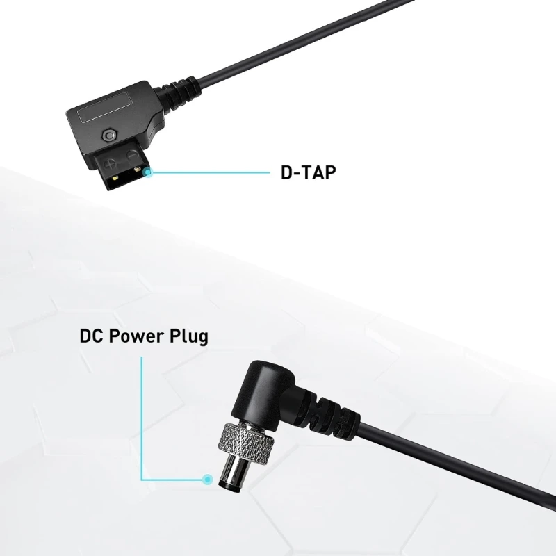 D-Tap to DC2.1/DC2.5 Cable Locking Power Cable D-Tap for Atomos Video Assists Monitors Lectrosonic Receiver charging cable,usb charging cable