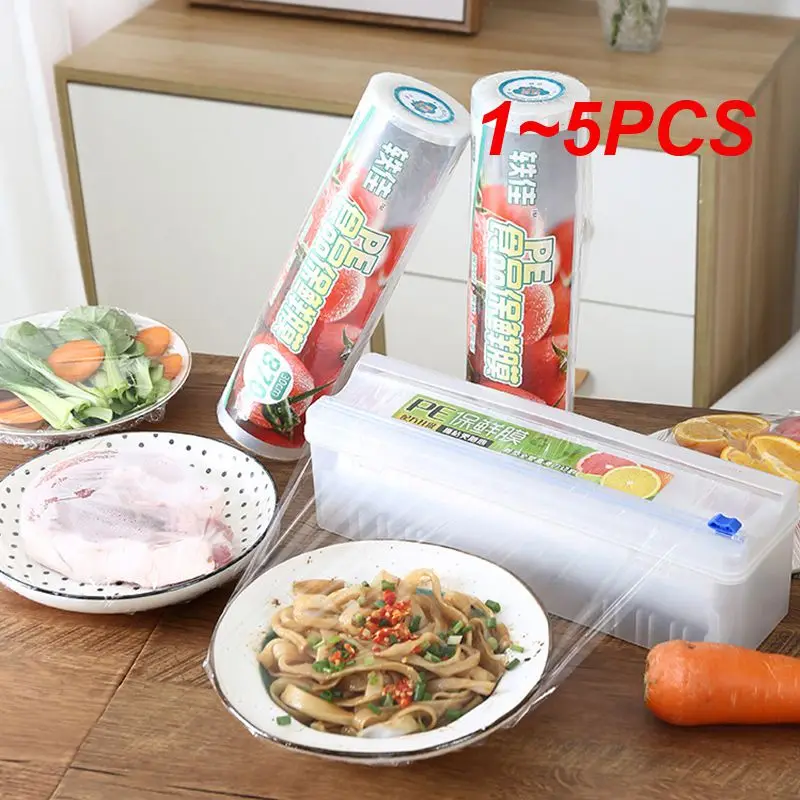 주방용 플라스틱 식품 포장 디펜서, 슬라이드 커터, 조절 가능한 접착 필름 커터..
