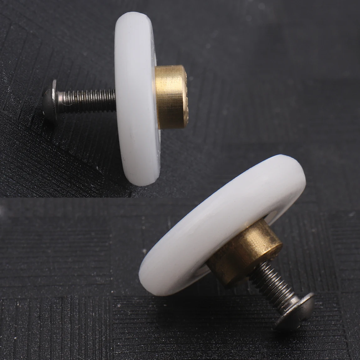 Sliding Door Rollers 4pcs/set Durable Roller Shower Rooms Cabins Pulley Shower Room Roller /Runners/Wheels/Pulleys Diameter 19mm/23mm/25mm/27mm