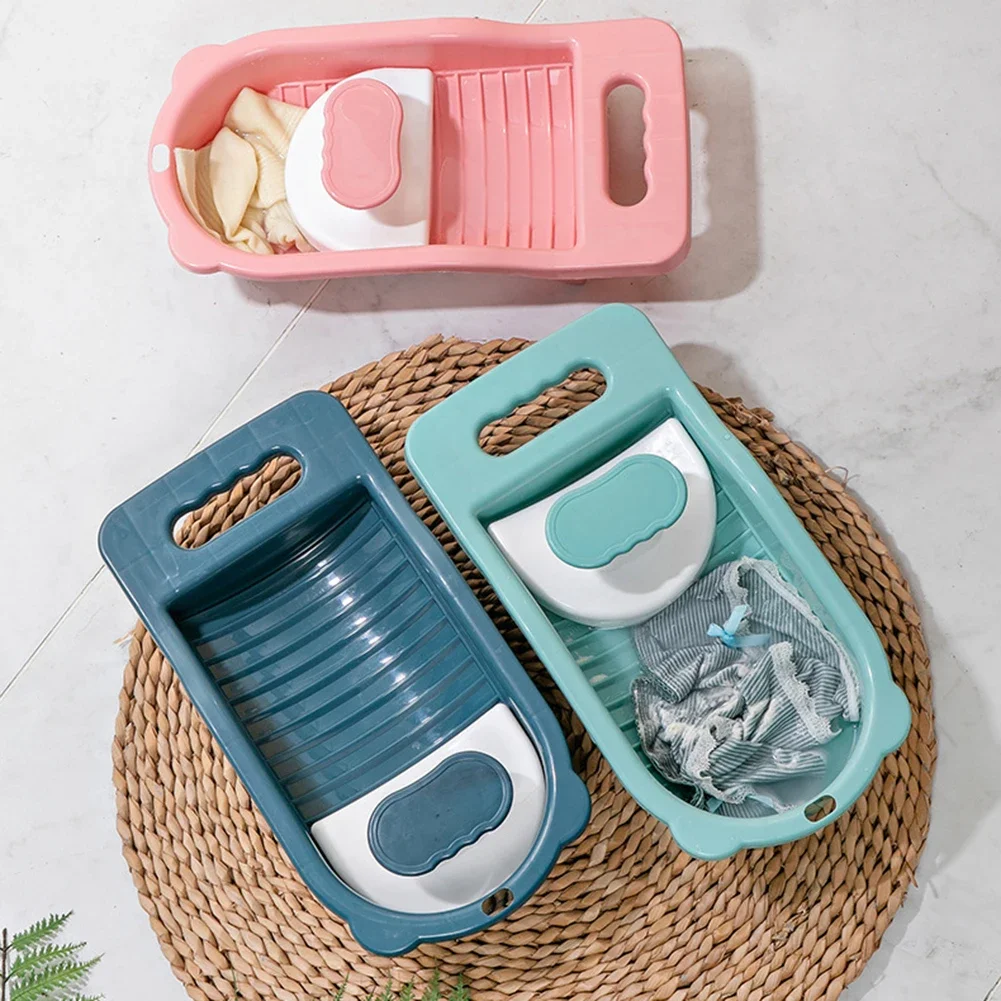 Mini Household Laundry Board Multi-Purpose Washing Socks Underwear Scrub Washboard Laundry Tool Washing Board