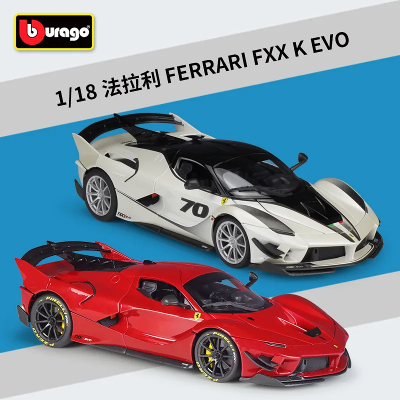 Bburago 1:18 FERRARI FXX K EVO Supercar Hohe Simulation Diecast 