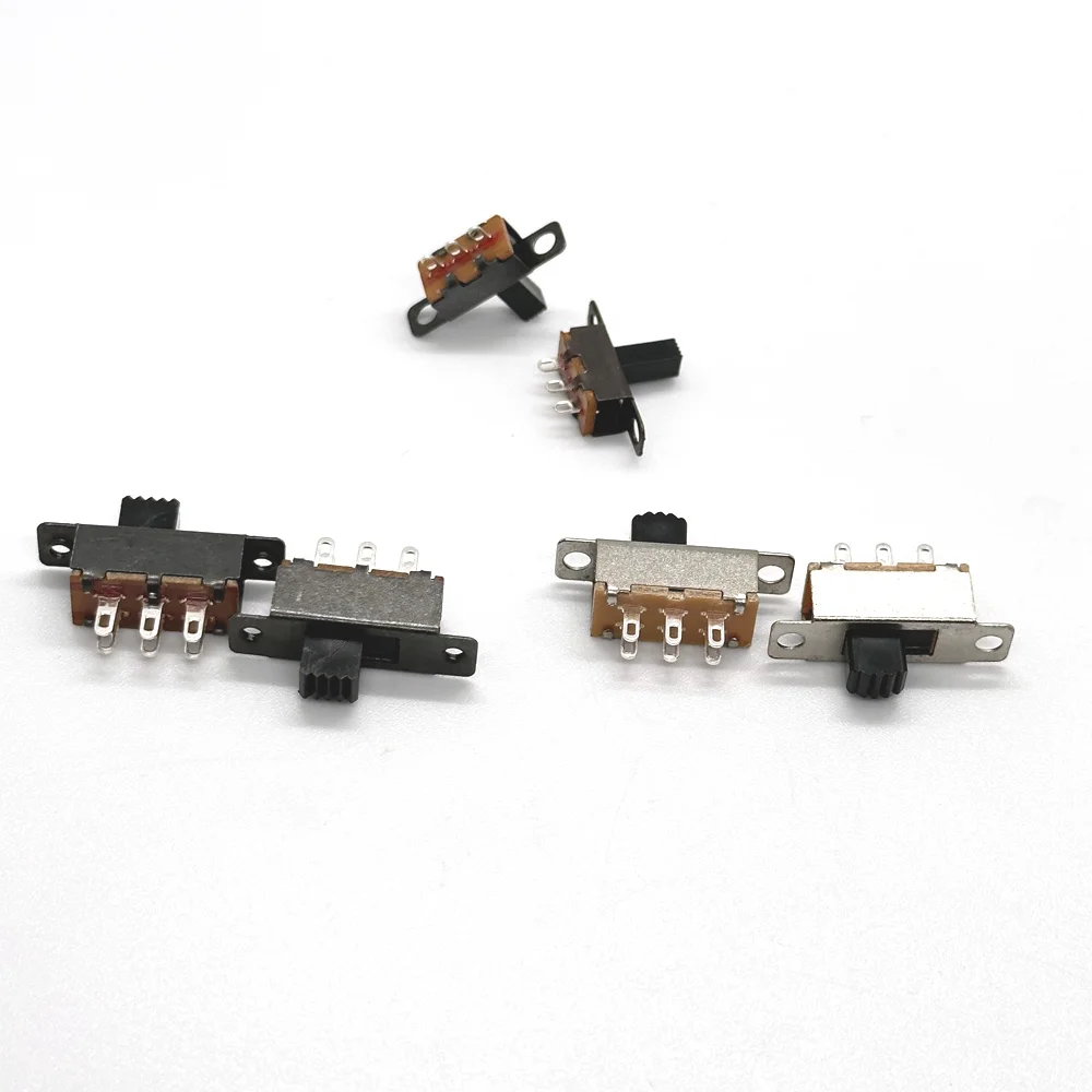 50 Pezzi SS22F25-G7 2 Posizione DPDT 2P2T Montaggio A Pannello Slitta