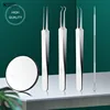 SHIDISHANGPIN Professional Tweezers Tools Kit Acne Needle Tweezers Acne Extractor Face Skin Care Cleaner Beauty Makeup Tools 3