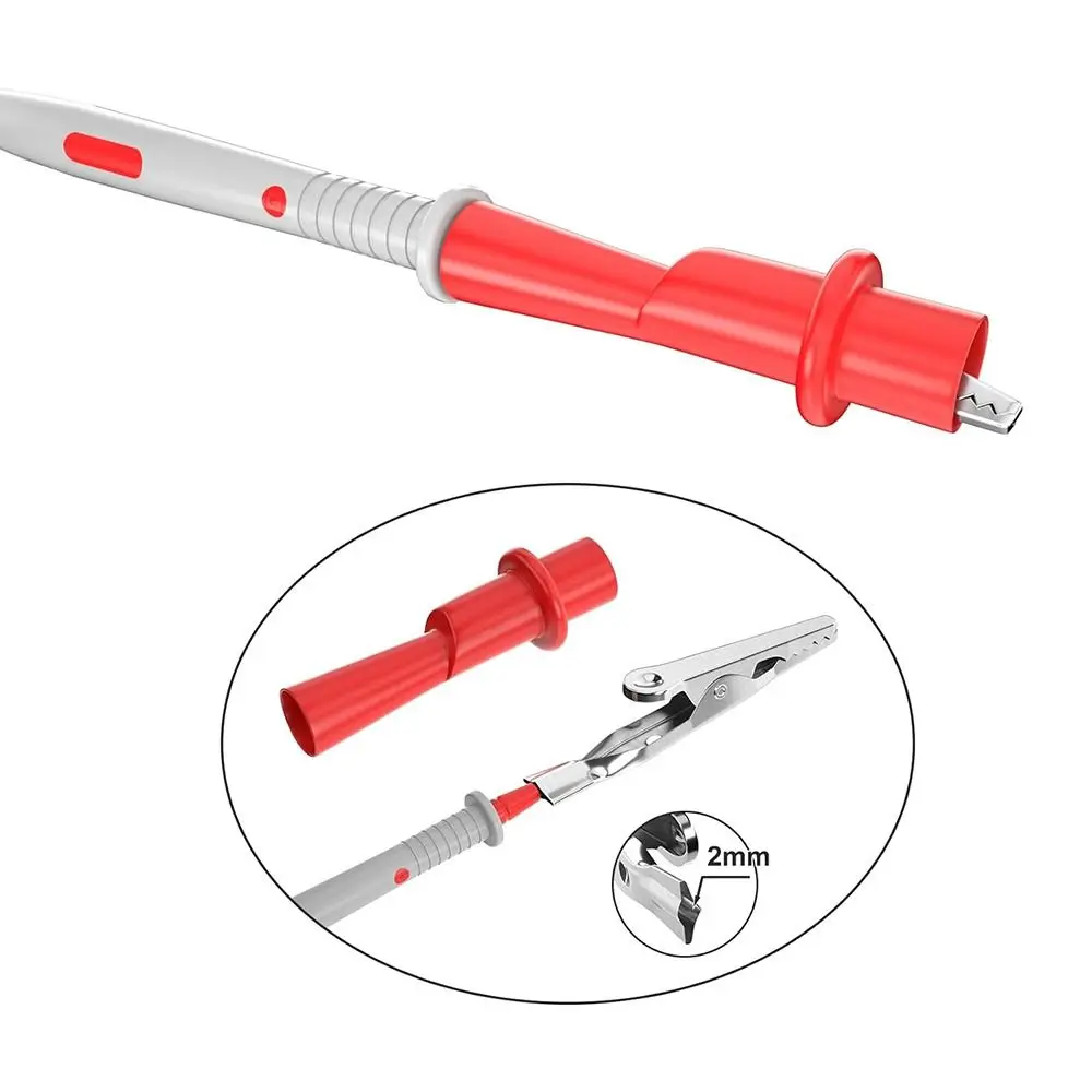 1 Pair Alligator Crocodile Test Clip Clamp for Multimeter Tester Probe Electrical Clamp for Testing