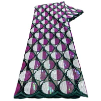 African Organza Cutout Lace Fabric 6