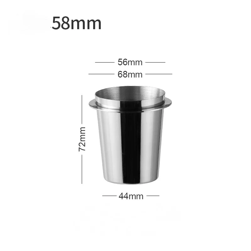 Stainless Steel Coffee Dosing Cup - Precision Powder Feeder