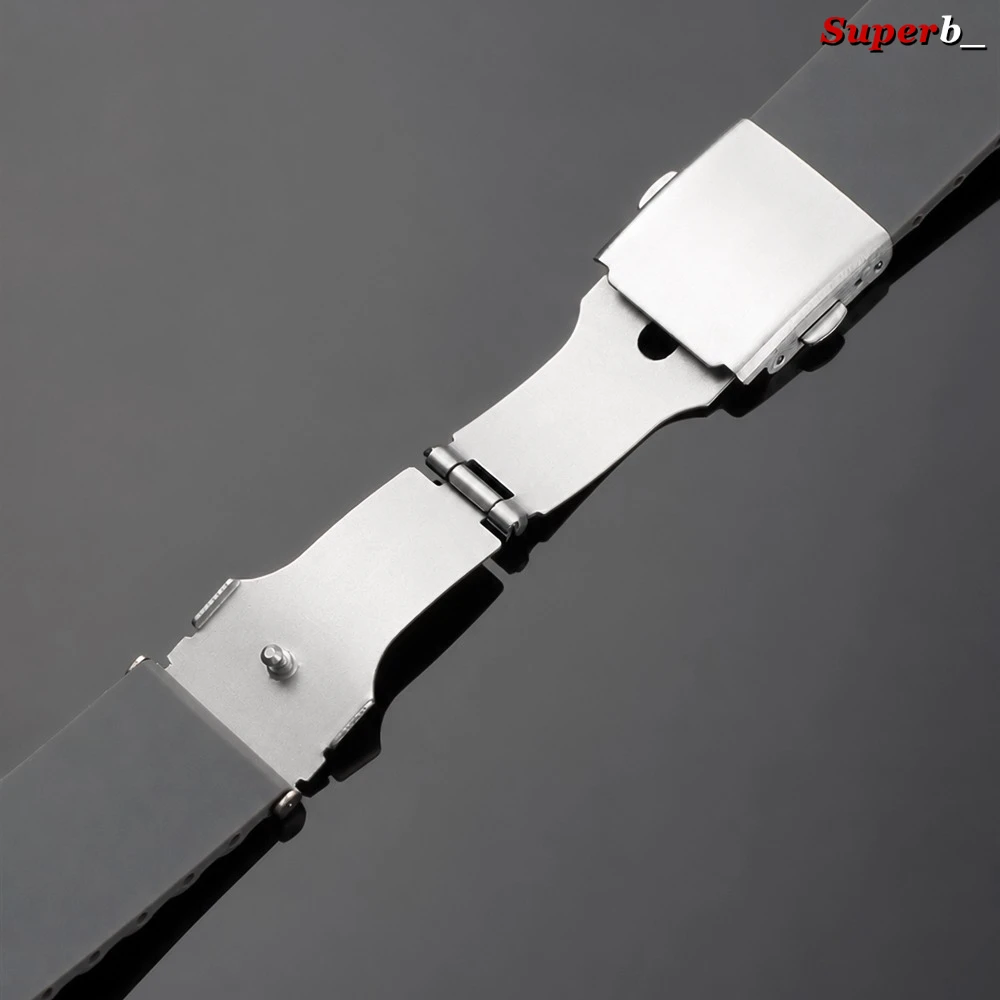 Universal Quick Release Waterproof Silicone Sports Watch Strap – Durable Rubber Wrist Band