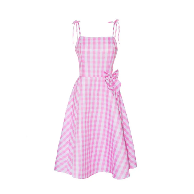 Barbie Movie Costume Da Barbie Di Wallidery Per Il Vestito Da Barbie Da Donna In Set Di Abiti Rosa