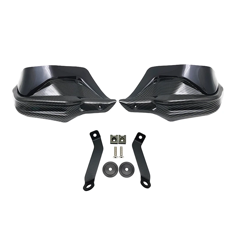 Carbon Fiber Motorcycle Handguard with Wind Protection