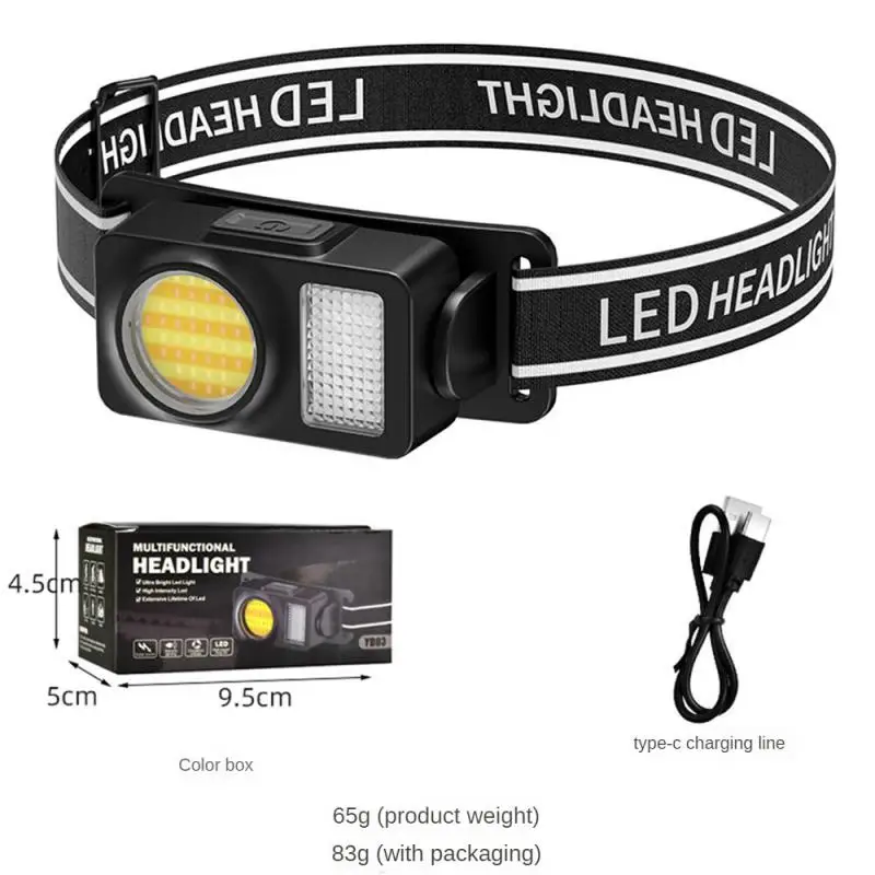 

Крепкий налобный фонарь высокопрочный Usb фонарь с зарядкой супербольшой головной фонарик, перезаряжаемый головной фонарик для кемпинга