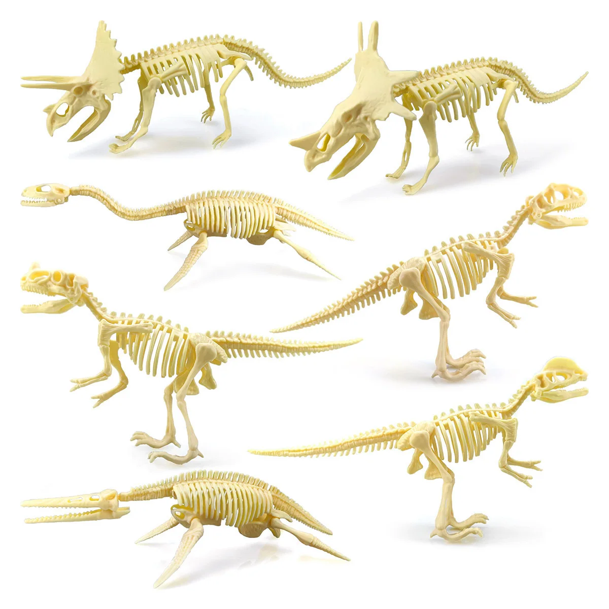 

Puzzle DIY Assembly Archaeological Dinosaur Skeleton Children's Interactive Dinosaur Set Simulation Dinosaur Fossil Model Toy