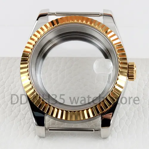 36mm/39mm NH35 Watch Case Sapphire Glass 20mm Solid 316L Stainless Steel Bracelet for Datejust NH35 NH36 Movement 28.5mm Dial - Image 37