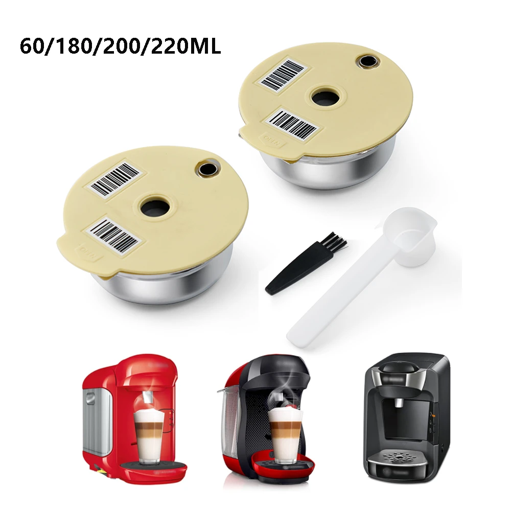 Reusable Coffee Capsules Tassimo Bosch Stainless Steel Coffee Capsule