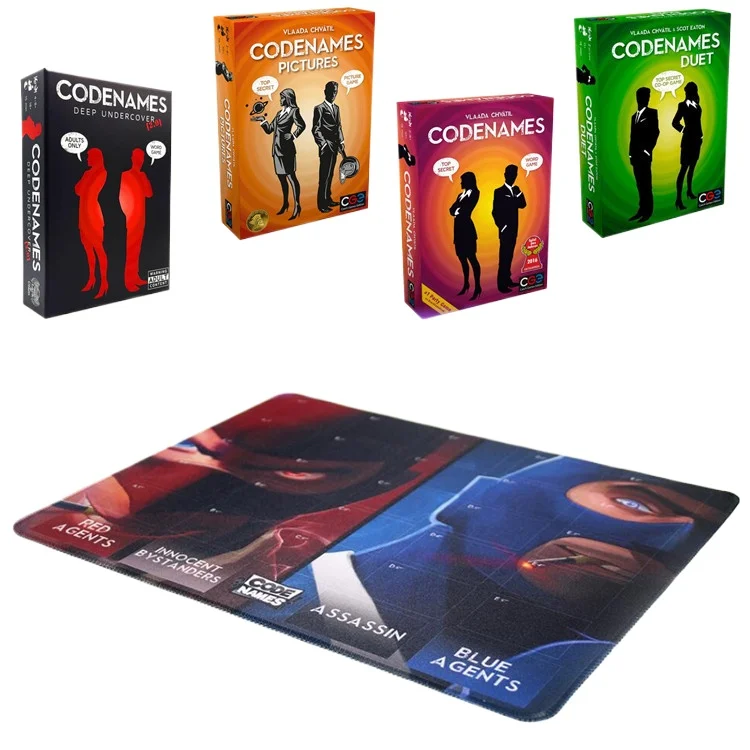 

codenames Action Code board game Mat family party game card playmat
