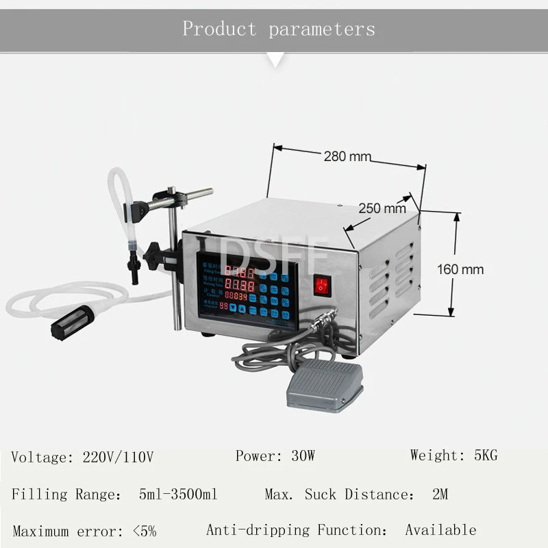 Automatic Desktop Cnc Beverage Oil Filling Machine Milk Washing Detergent Filling Equipment