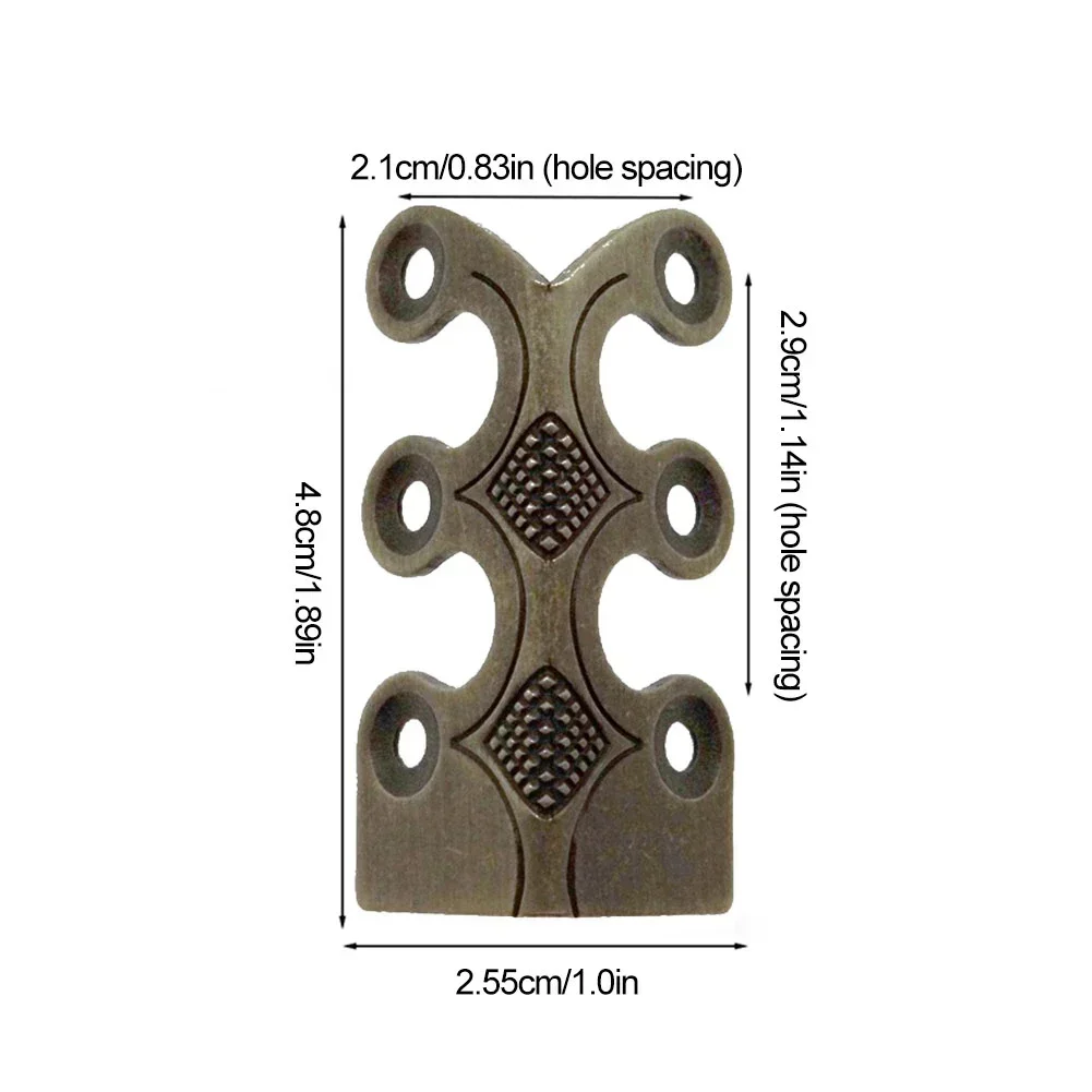 6pc Table Tops Corner Protectors for Jewelry Wooden Box Antique Furniture Decorative Corner Guard Brass Skirting Protector Cover furniture hardware,angled furniture hardware,furniture corner protector,decorative corner cover,wood box feet protector,metal decorative protectors