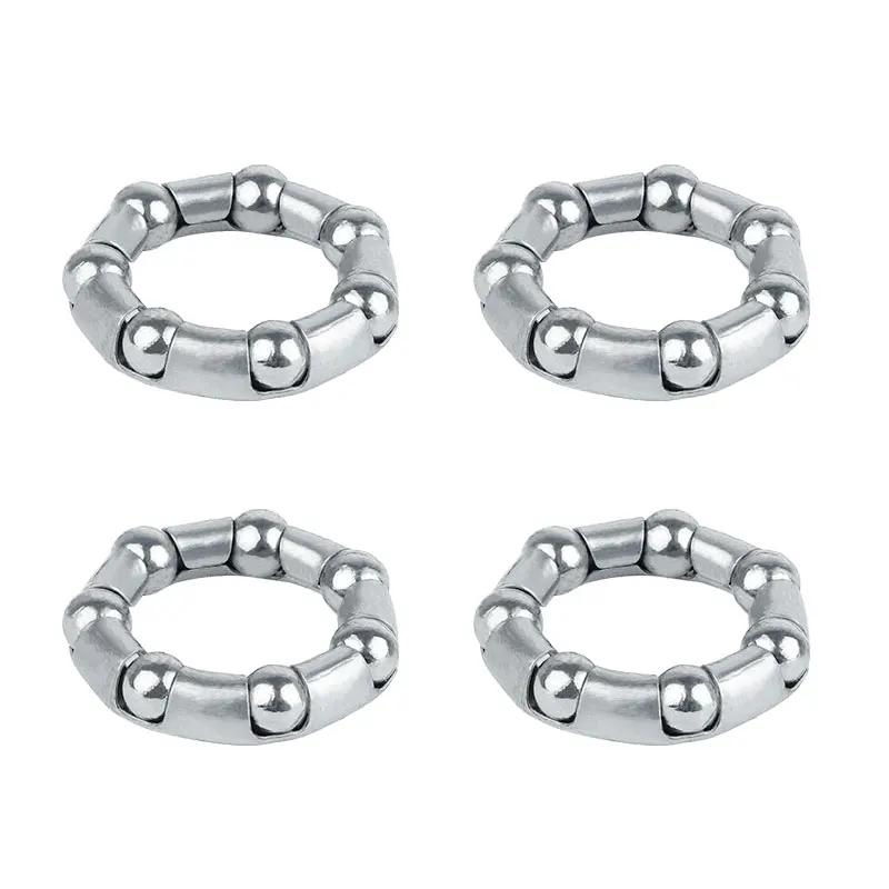 Bicycle ball bearing Bike headset bearings Bicycle wheel hub bearings 4PCS Bicycle Ball Bearing Retainer for Bottom Bracket Crank Headset Fork Hub 1/4 1/8 3/8 3/16 5/16 5/32-inch 5mm 6mm