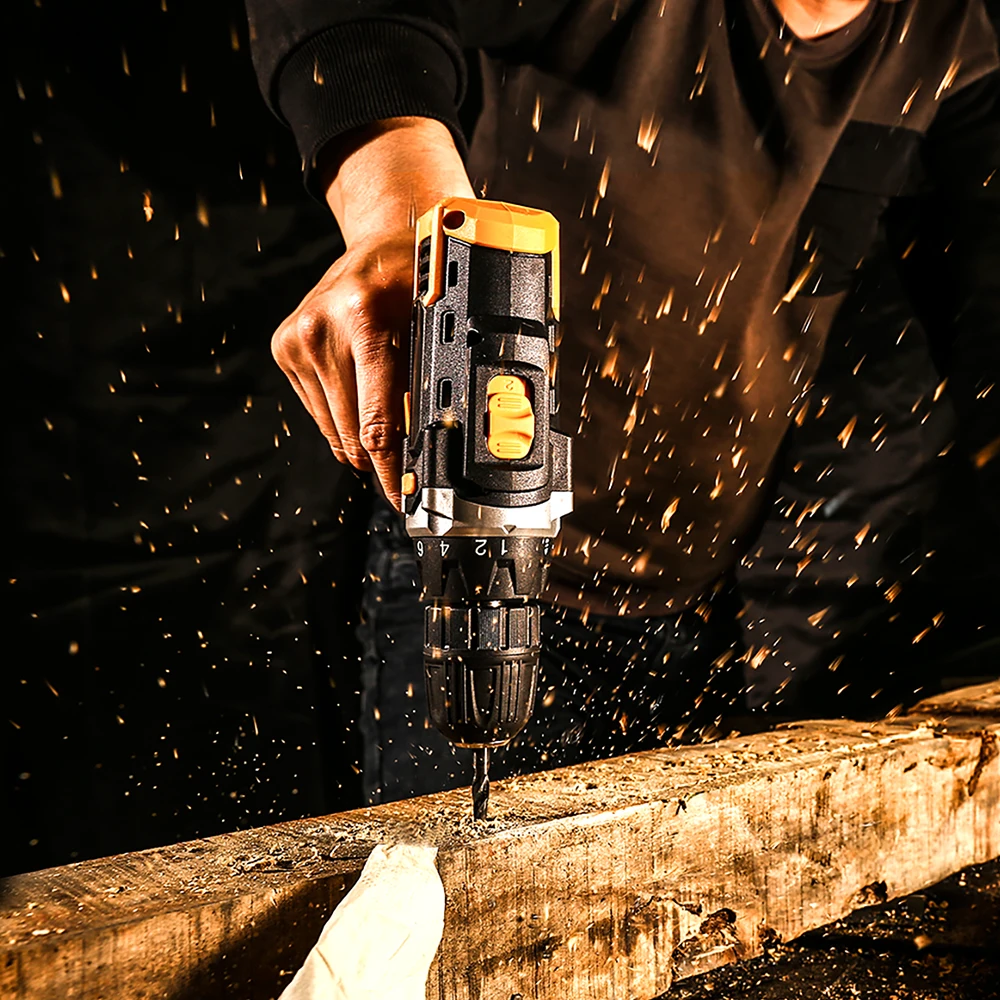 DEKO 20V Cordless Electric Drill DC Lithium-Ion Battery 3/8-Inch for Home DIY Mini Wireless Power Driver Woodworking Tools 6