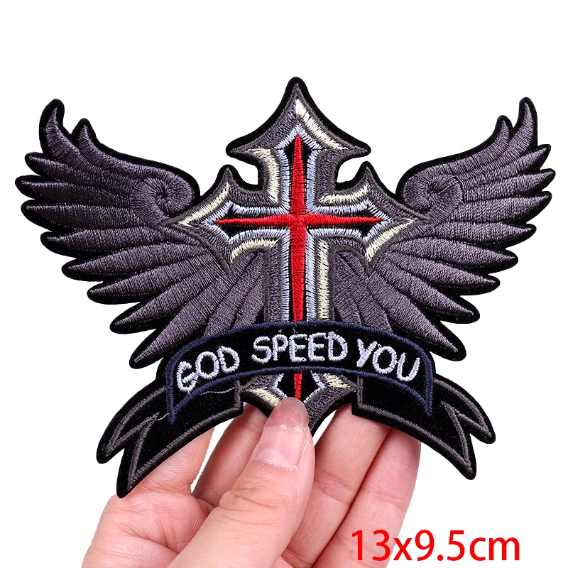 Toppe Termo-adesive Ricamate Akacha - Stile Biker E Punk Per Zaini E Jeans - Foto 9