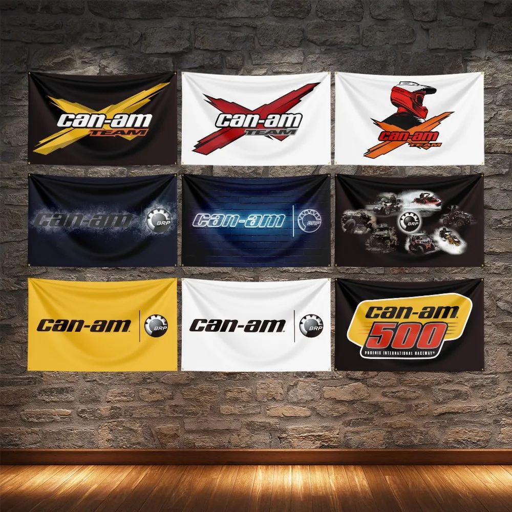 

Can-Am Off-Road Flag Polyester Digital Printing Classic Cars Banner