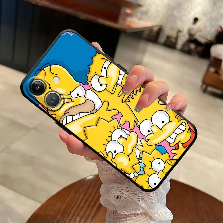 Cool Simpson Soft Back Phone Cover Case