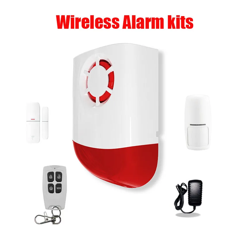 Free shipping New Urgrade 32 Zone Wireless Home Security Burglar Super Loud Alarm System Doorbell/Emergency Function