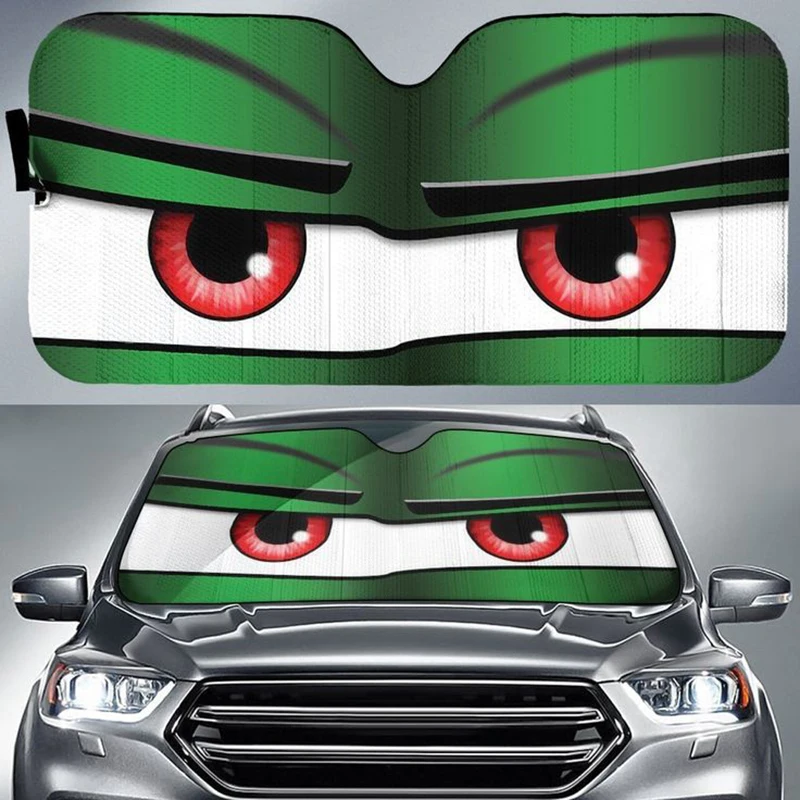 Car Sunshade Sunshades Reflector Anti Uv Protector Evil Eyes Universal Summer