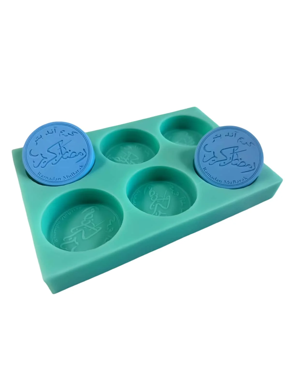 6 Cavities round Silicone Mold for Chocolate Wax Soap Making-Non-Stick Flexible Mould for Crafting And Baking